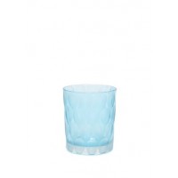 Blue Chry small  glass blue Vase