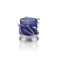 Branch small lilac glass candle