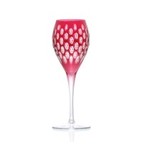 Red color White Wine Glass set of 4