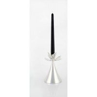Magnolia small silver  plated Candlestick