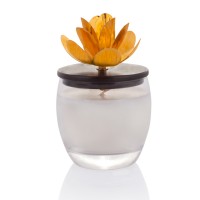 Magnolia glass Candle