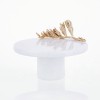 Thorn big marble footed platter