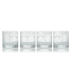 Ethnic pattern whiskey glass set of 4
