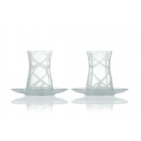 Ethnic pattern Tea glass set of 2