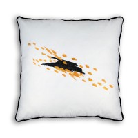 Small Hand painted decorative pillow