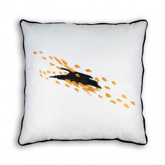 Small Hand painted decorative pillow